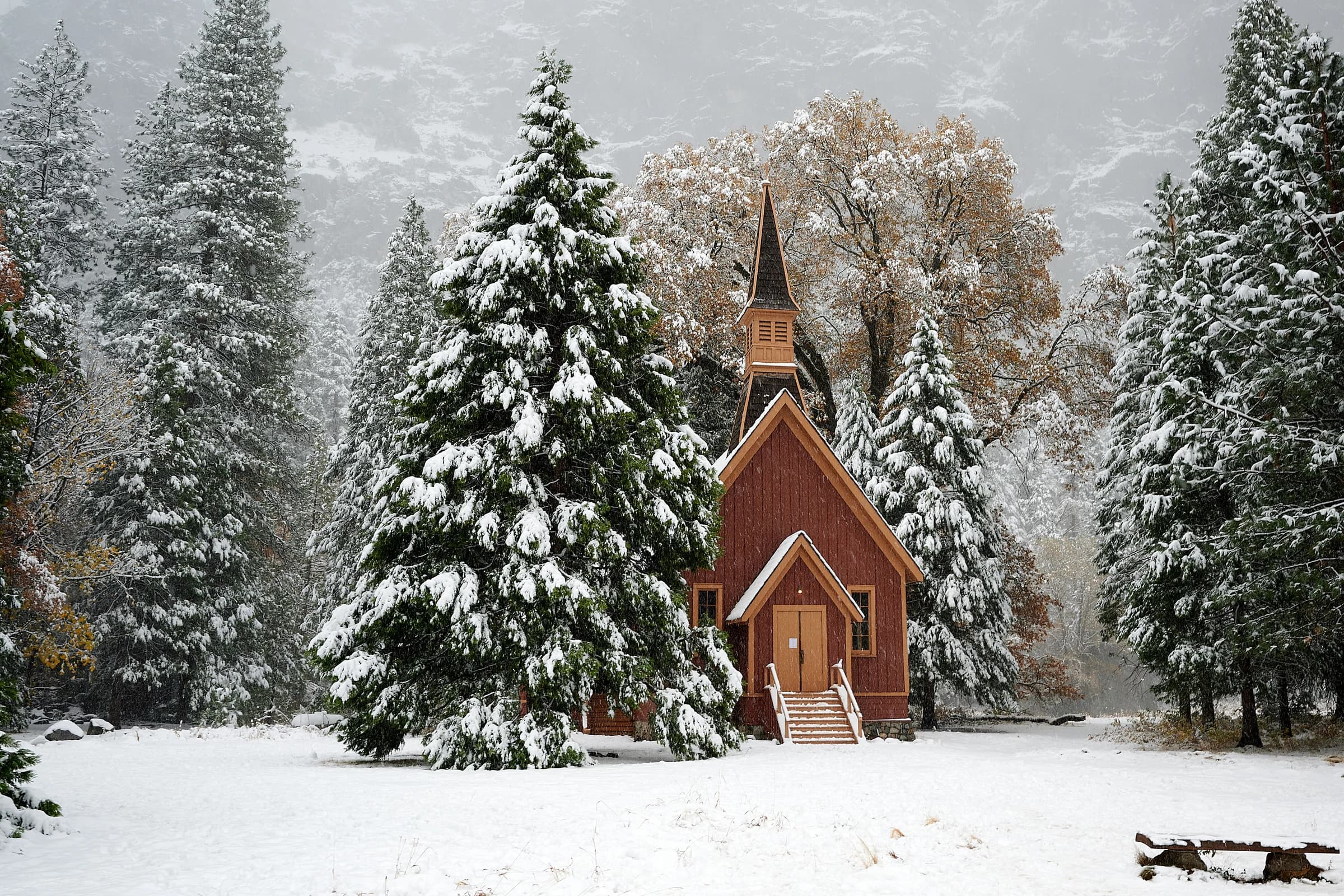 Chapel in Winter's Embrace