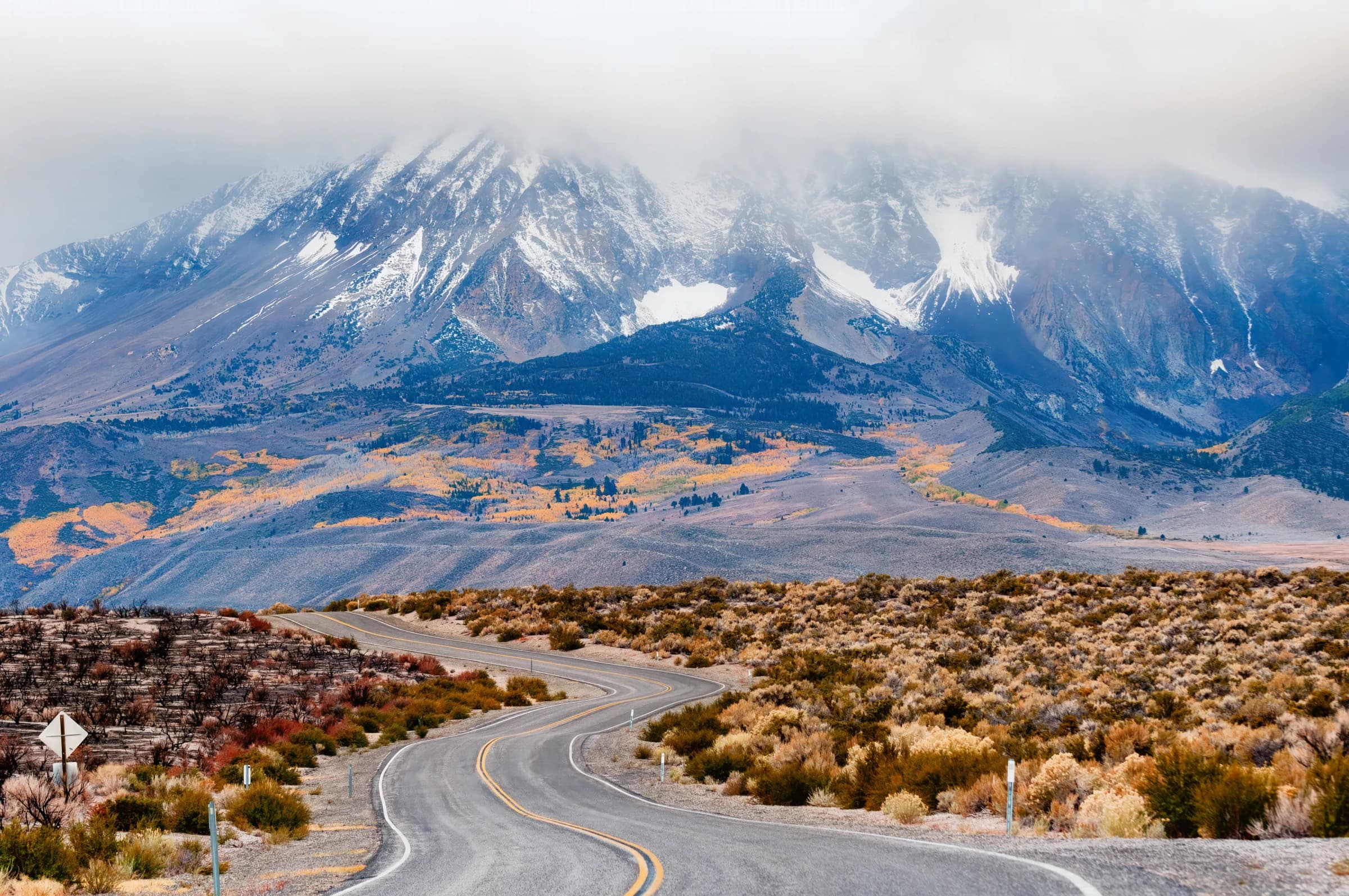 Eastern Sierra Autumn Road