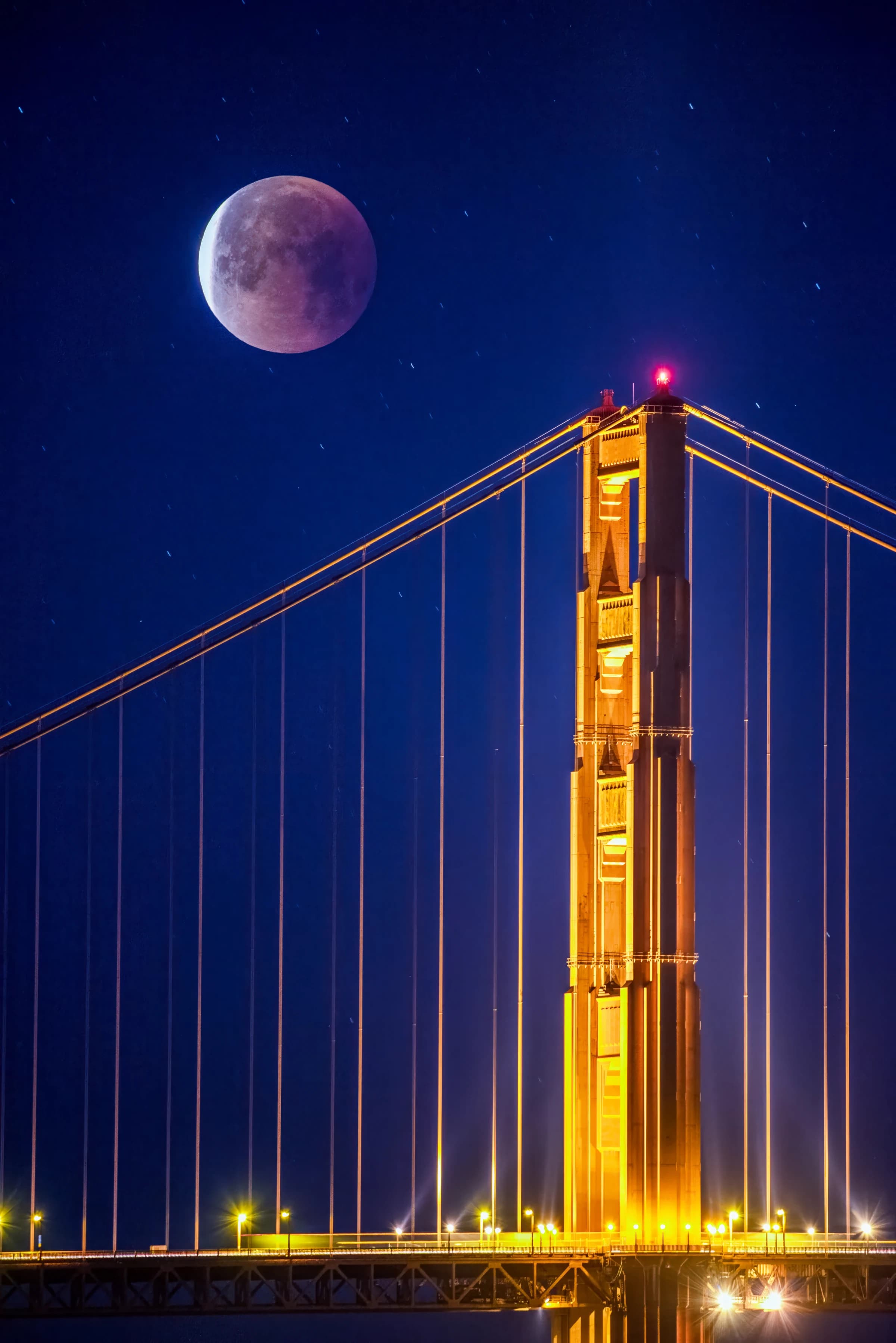 Golden Gate Lunar Glow
