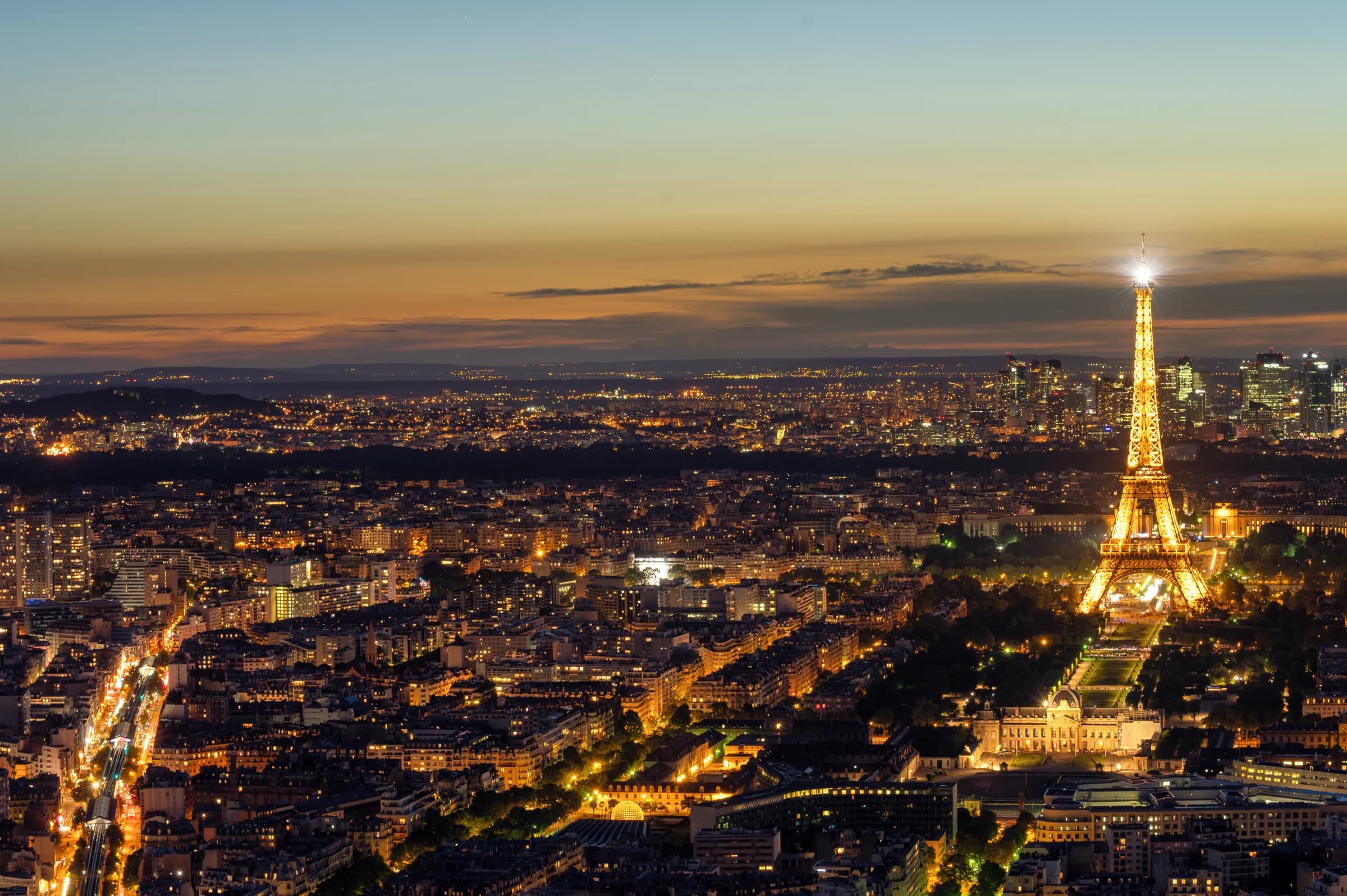 Parisian Twilight Radiance