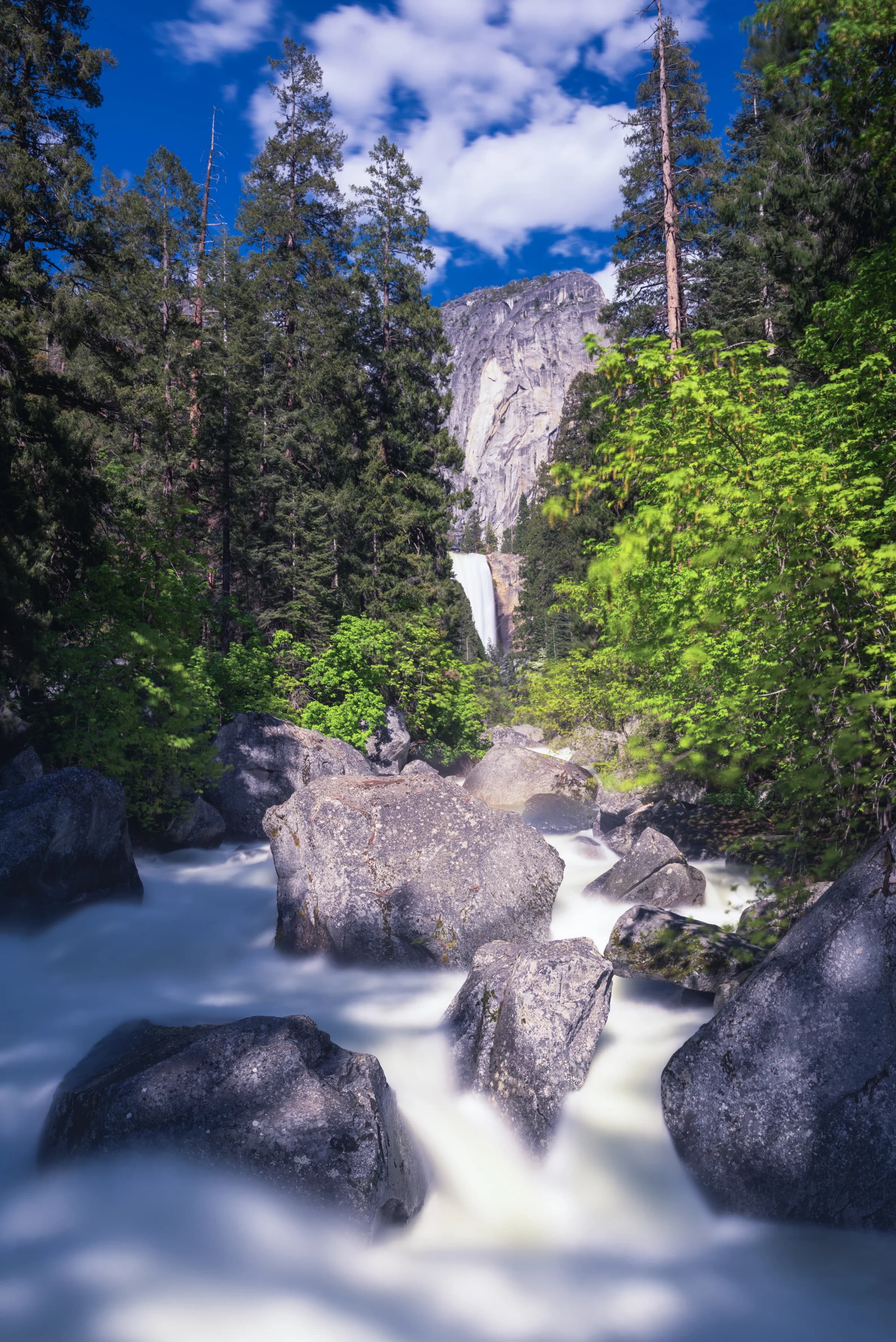 Yosemite's Vernal Fall Cascade