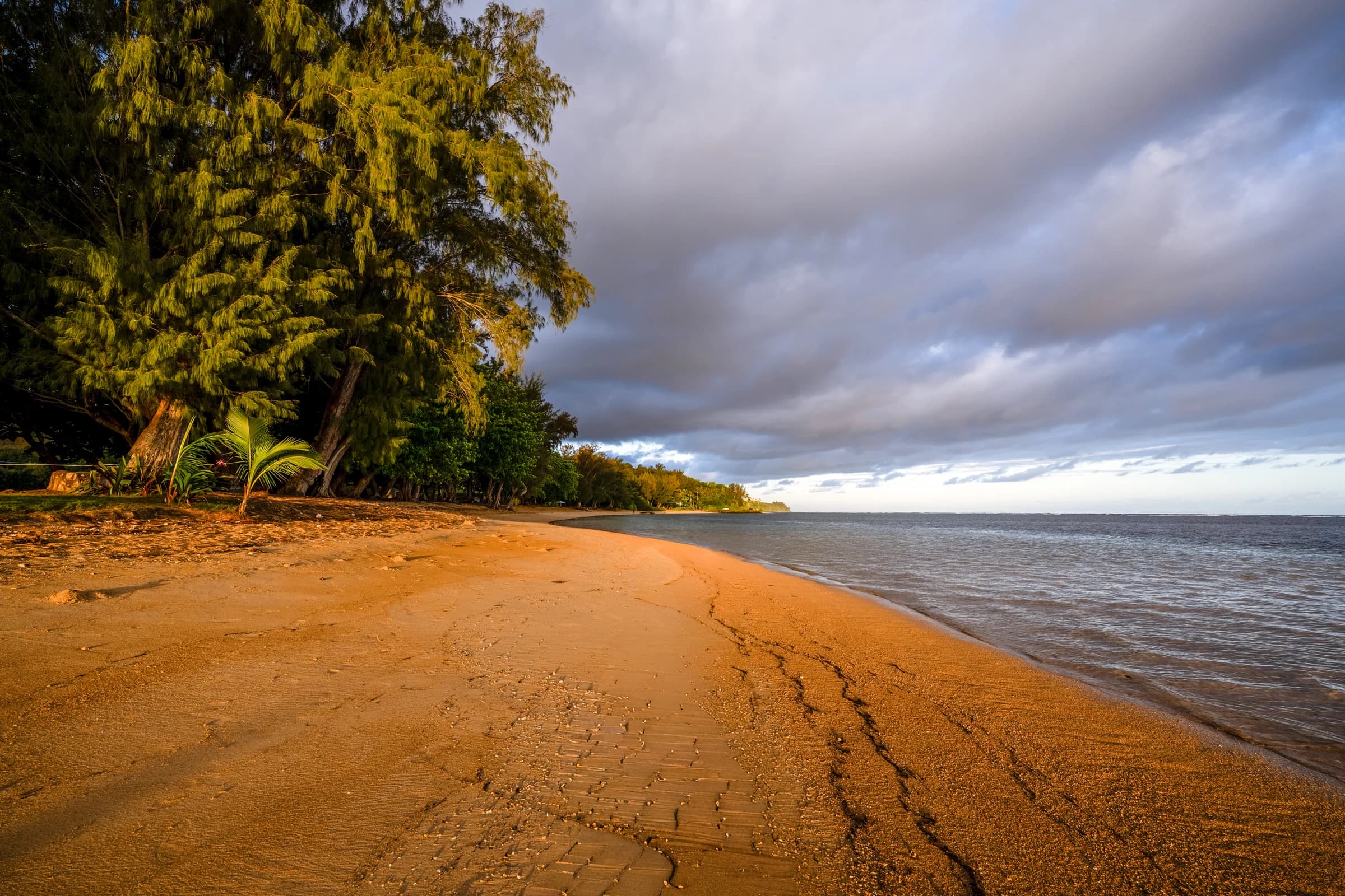 Kauai Beach at Sunset