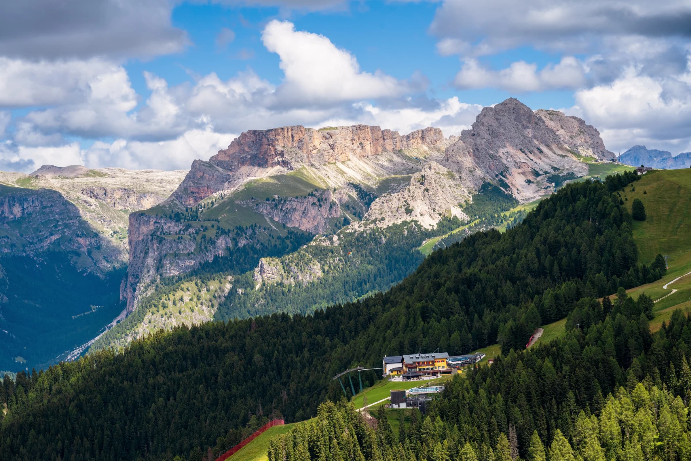 Dolomites: Peaks and Verdant Slopes