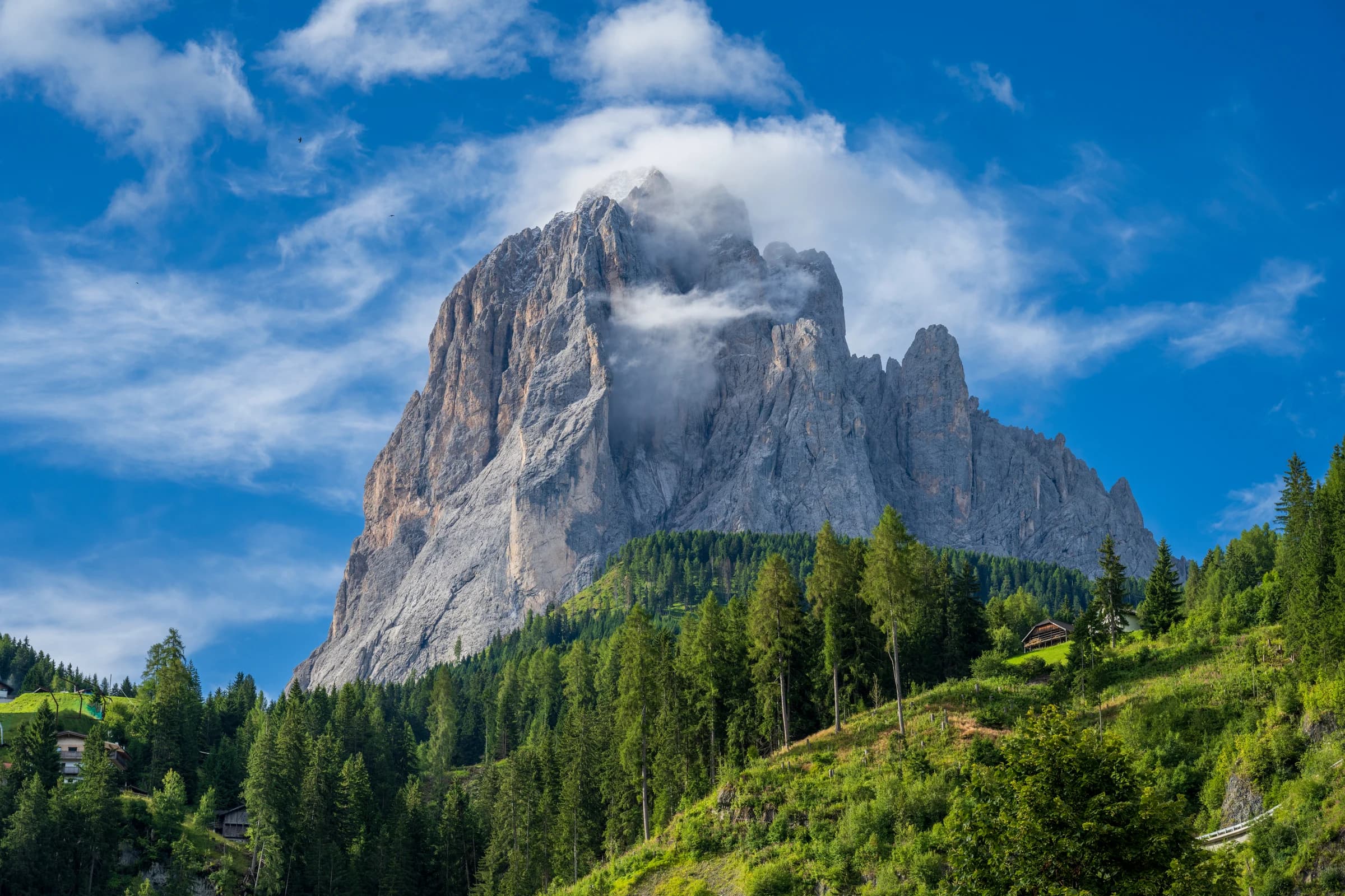 Sassolungo's Cloud Crown