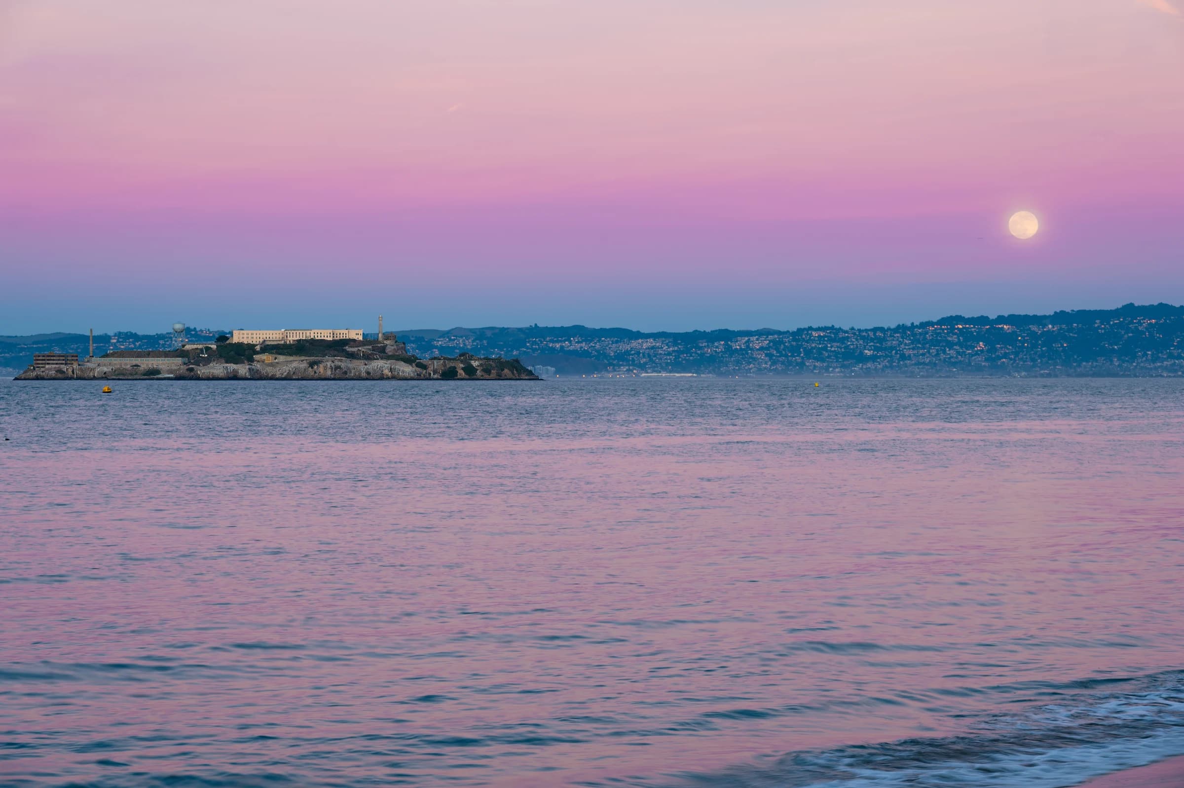 Alcatraz Moonrise