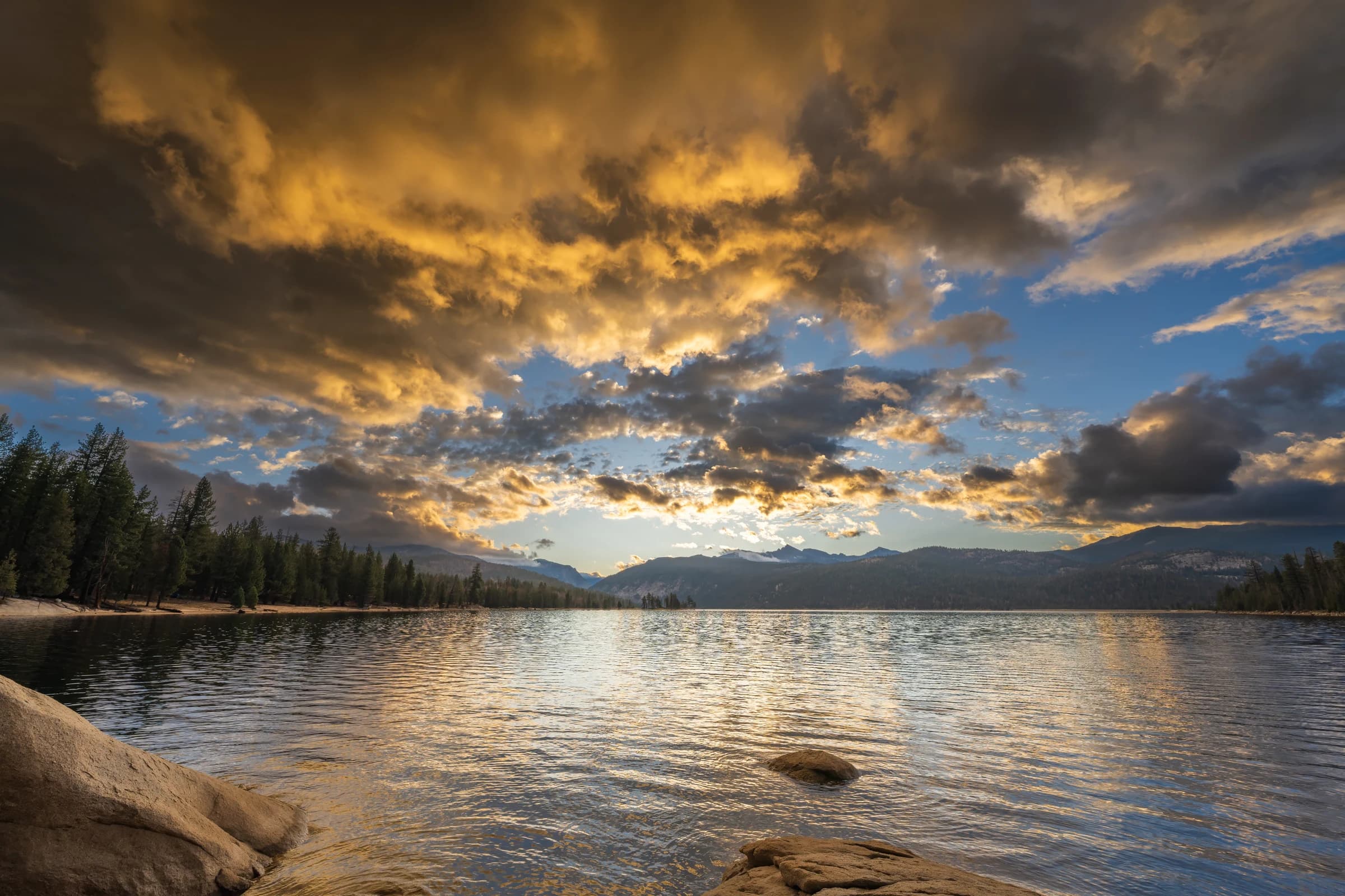 Sierra Lake Golden Hour