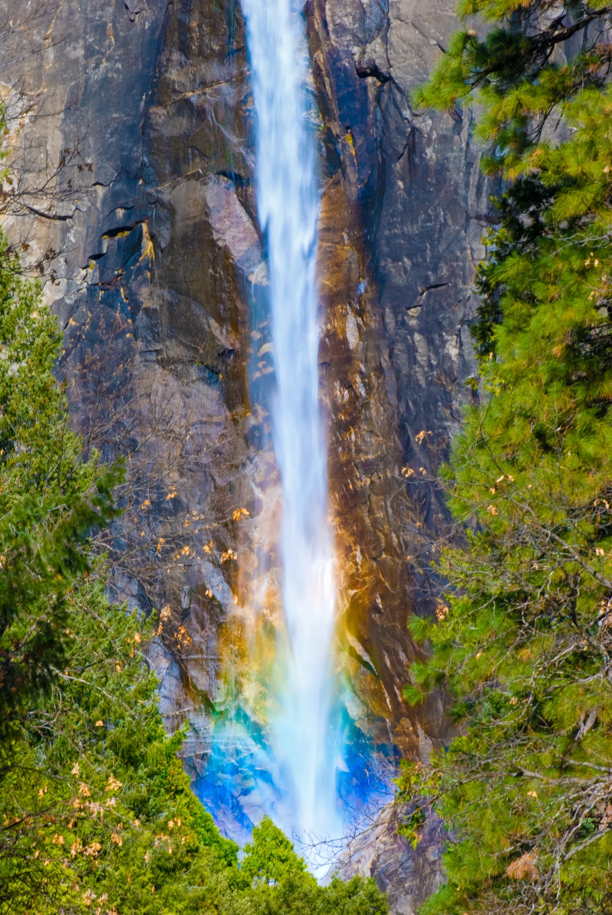 Yosemite Falls Rainbow Cascade