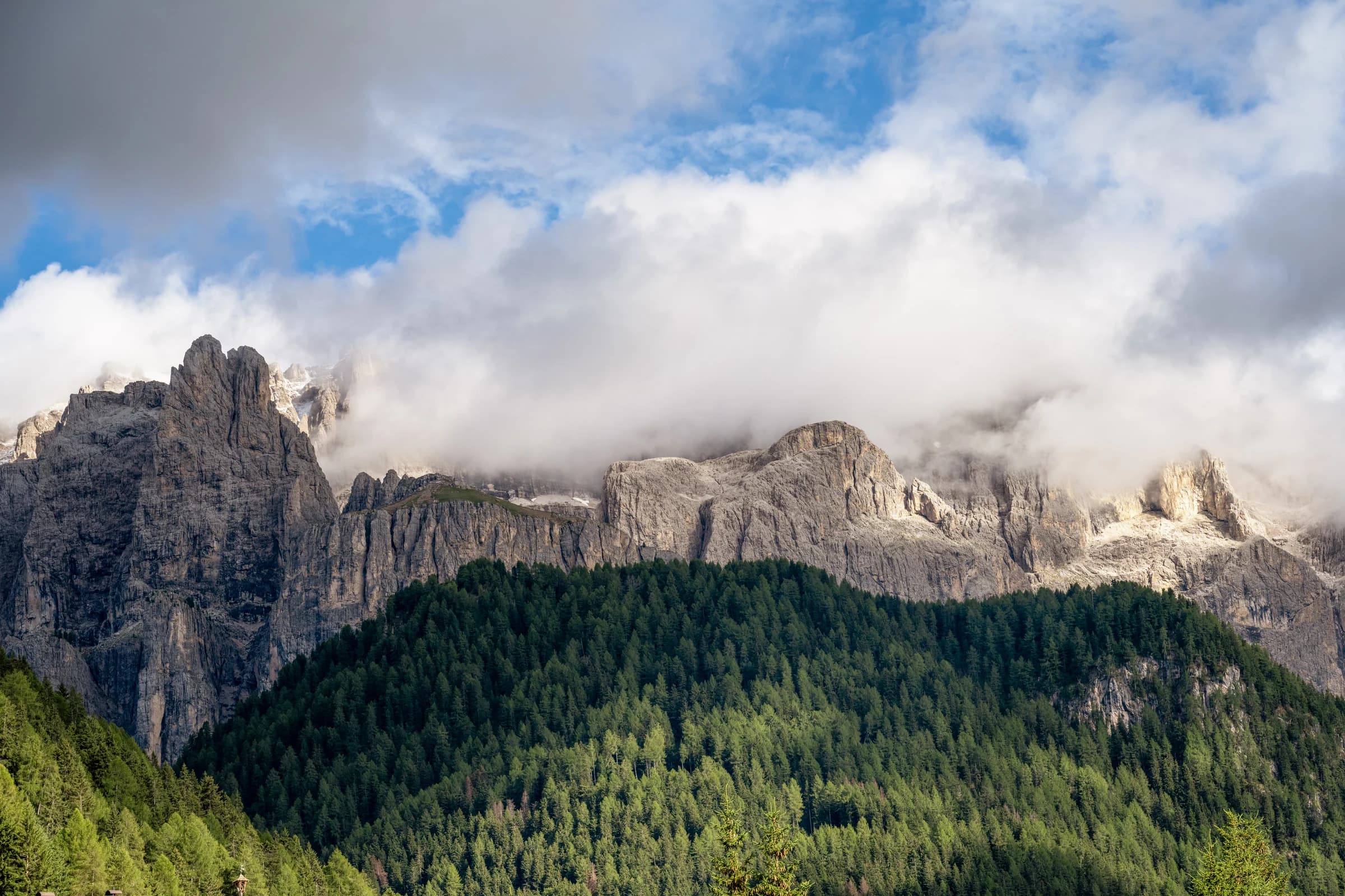 Dolomites: Peaks in Cloud