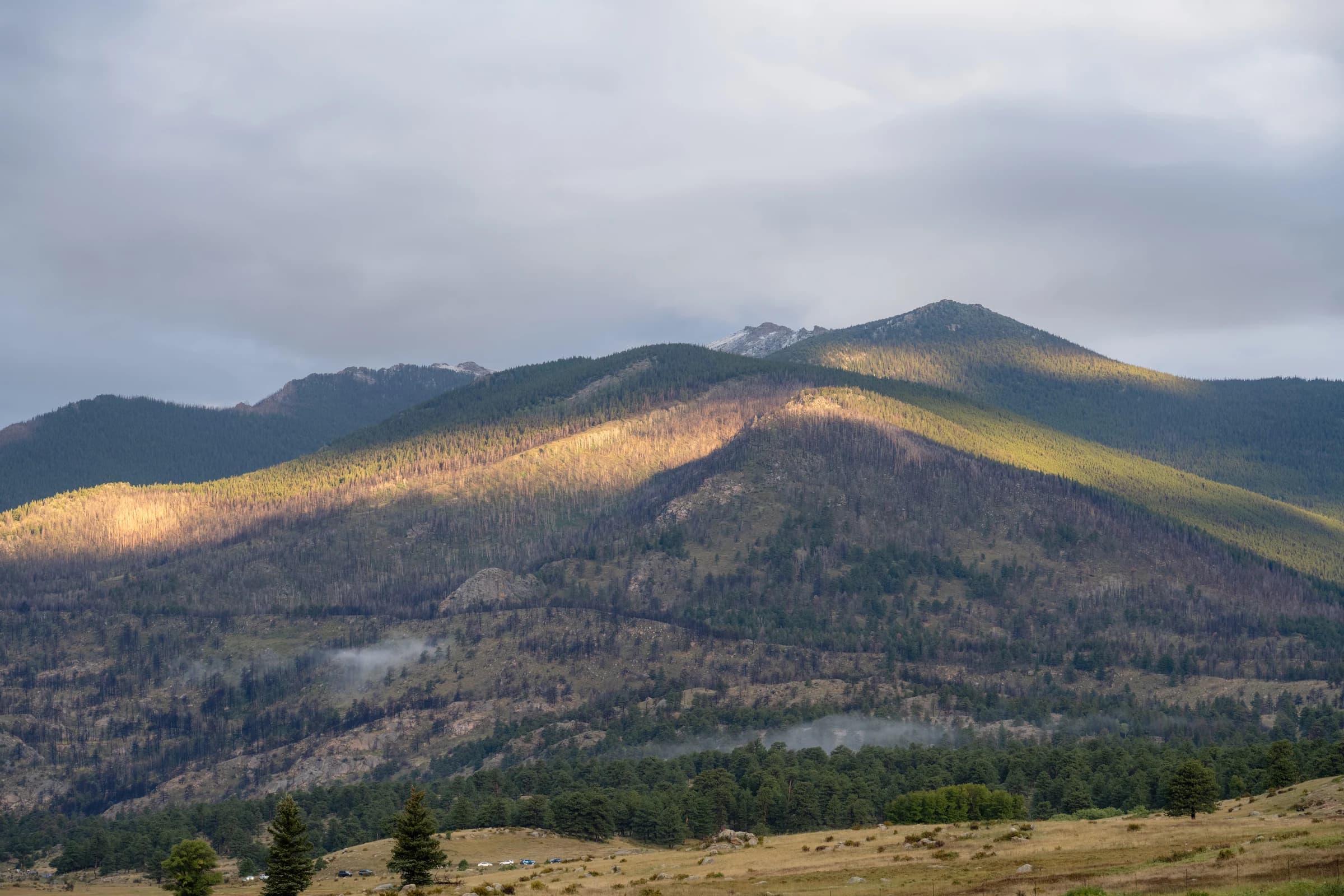Mountainside Light and Shadow