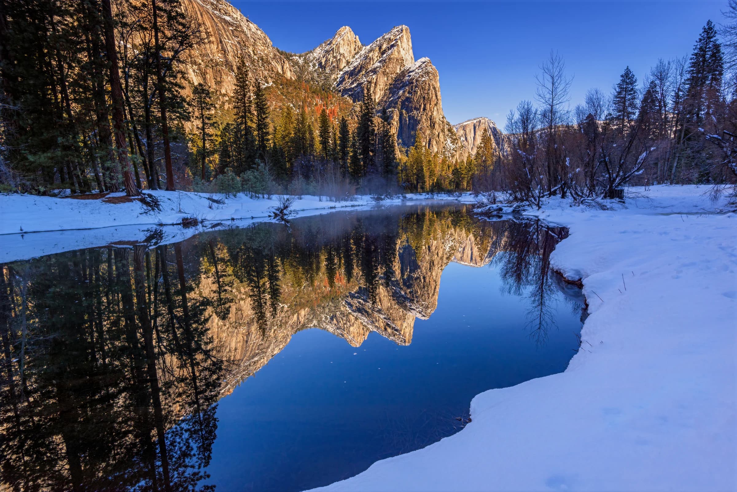 Yosemite's Mirror in Winter