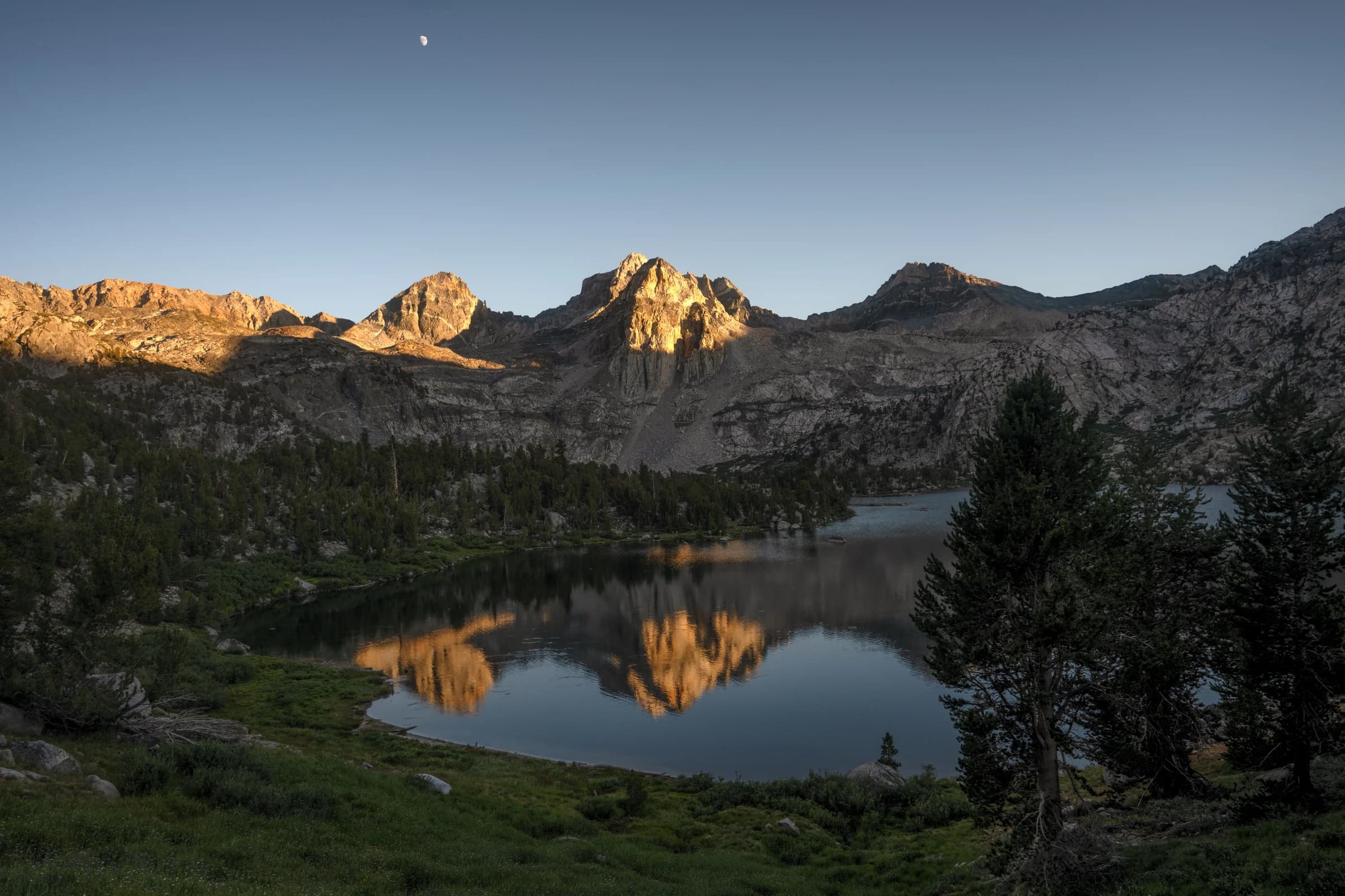 Rae Lakes Sunset