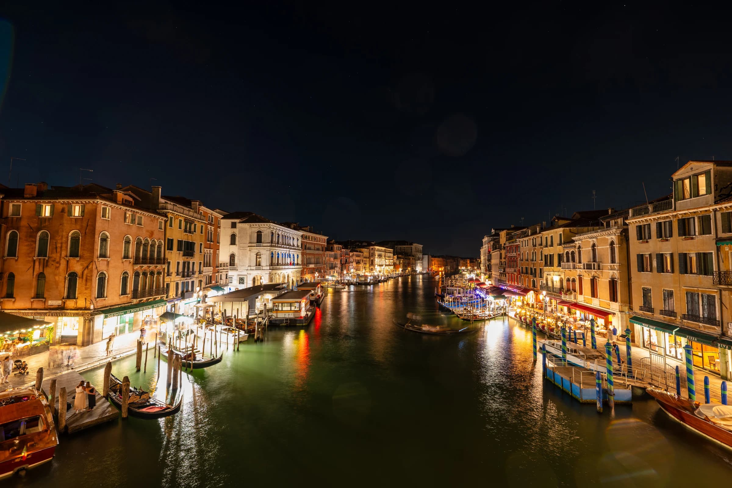 Venetian Canal at Night