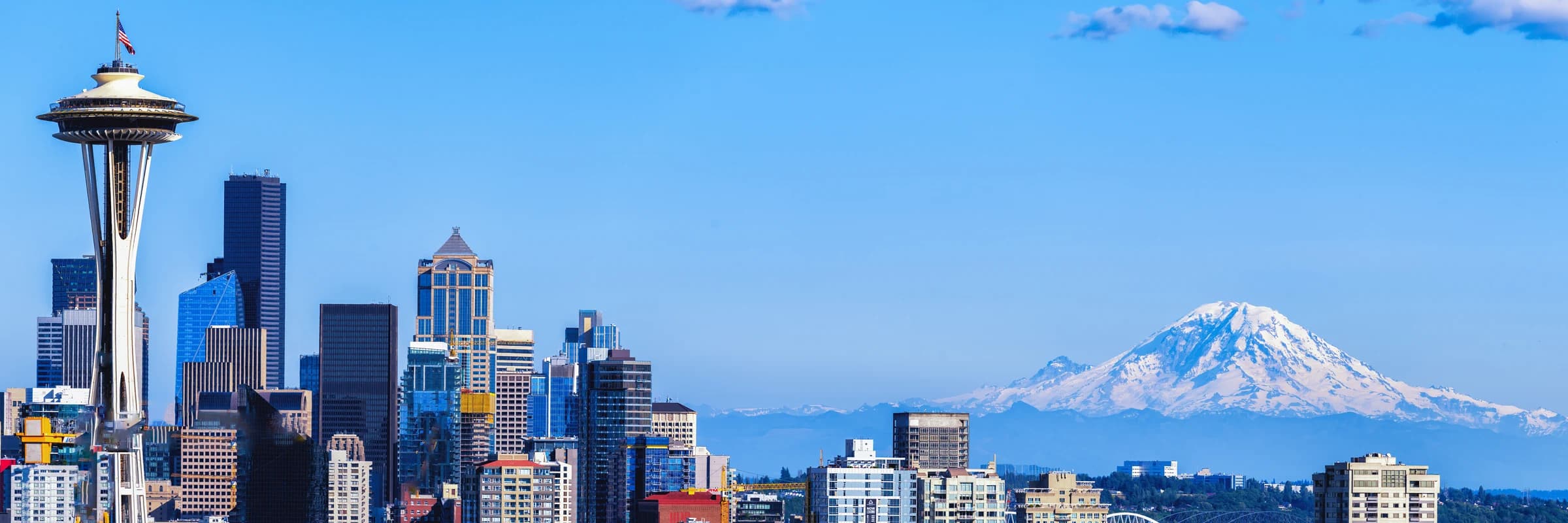Seattle Skyline and Mount Rainier