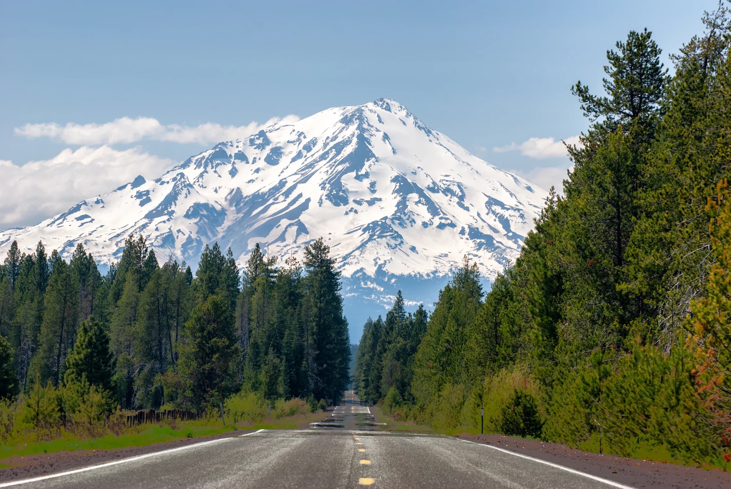 Mount Shasta Road Vista