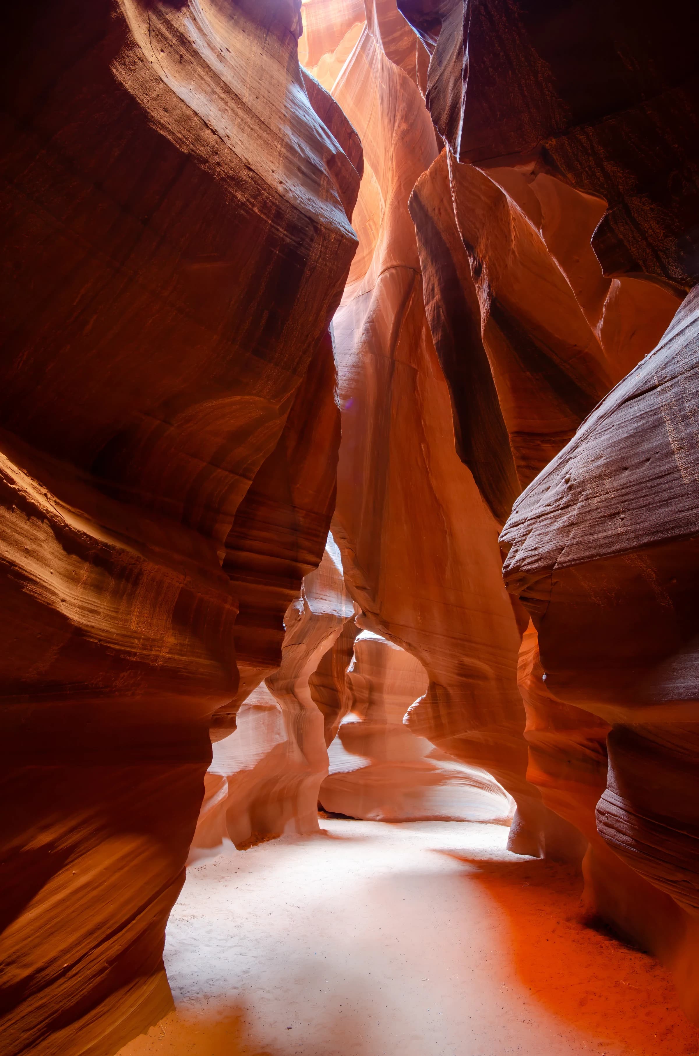 Antelope Canyon's Fiery Embrace (2012)