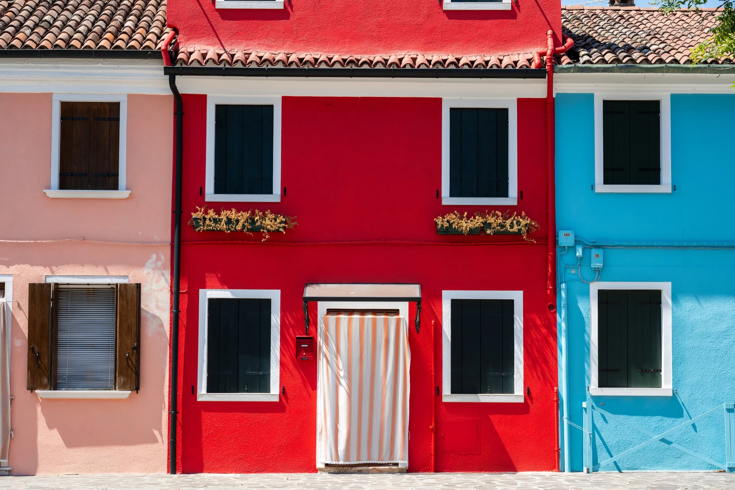 Burano's Vibrant Facades