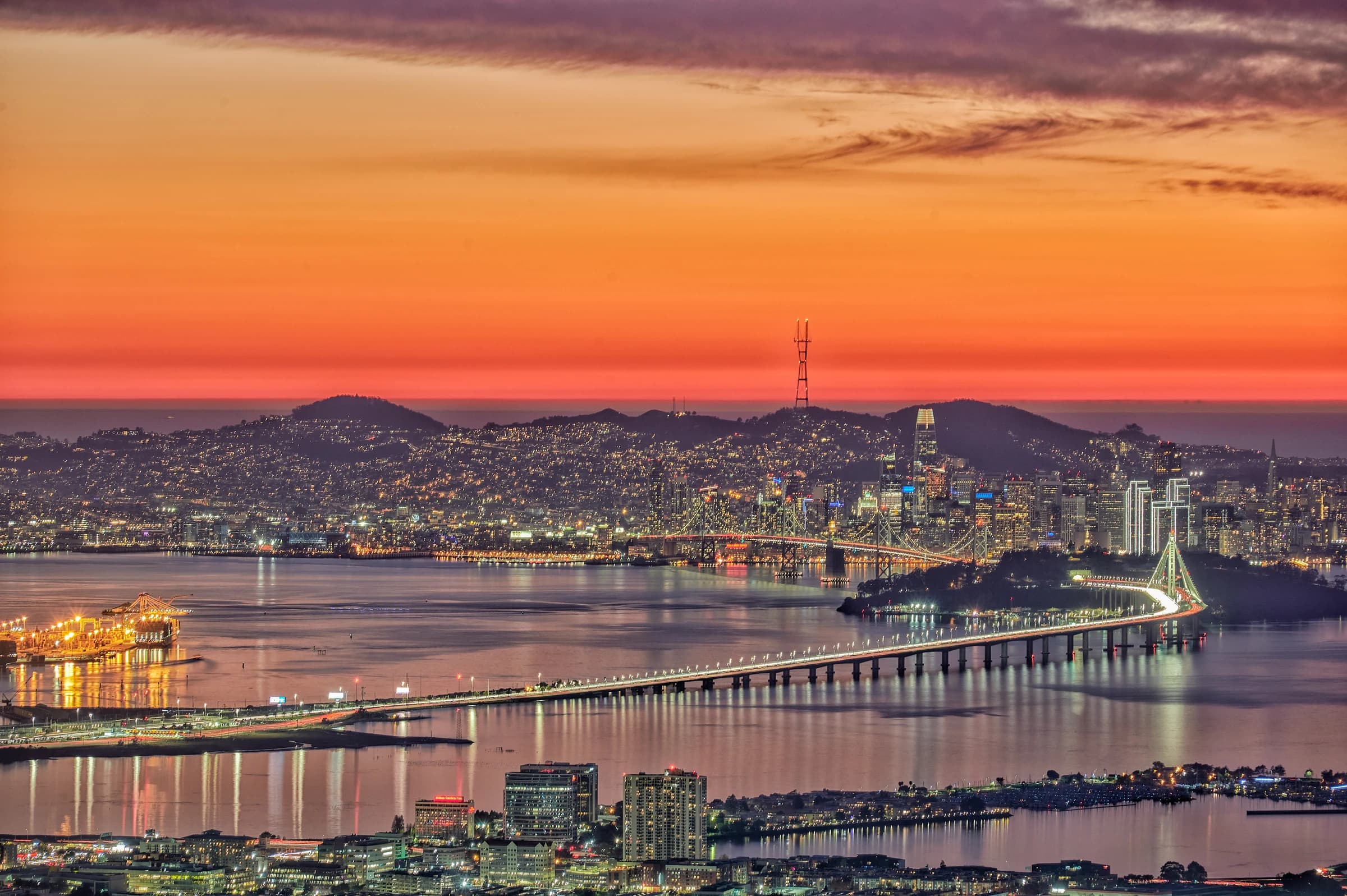 San Francisco's Golden Hour Glow