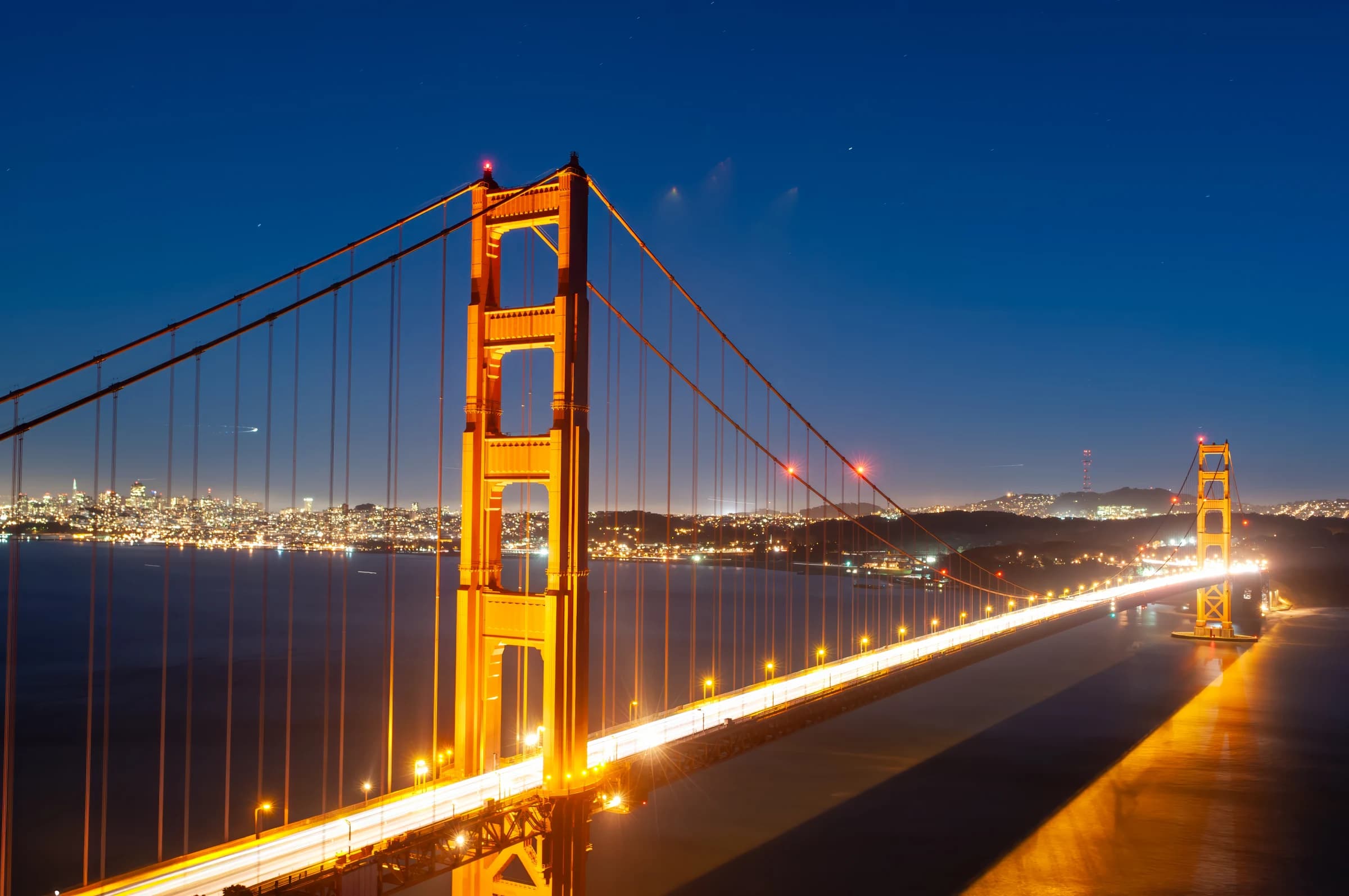 Golden Gate Twilight Radiance