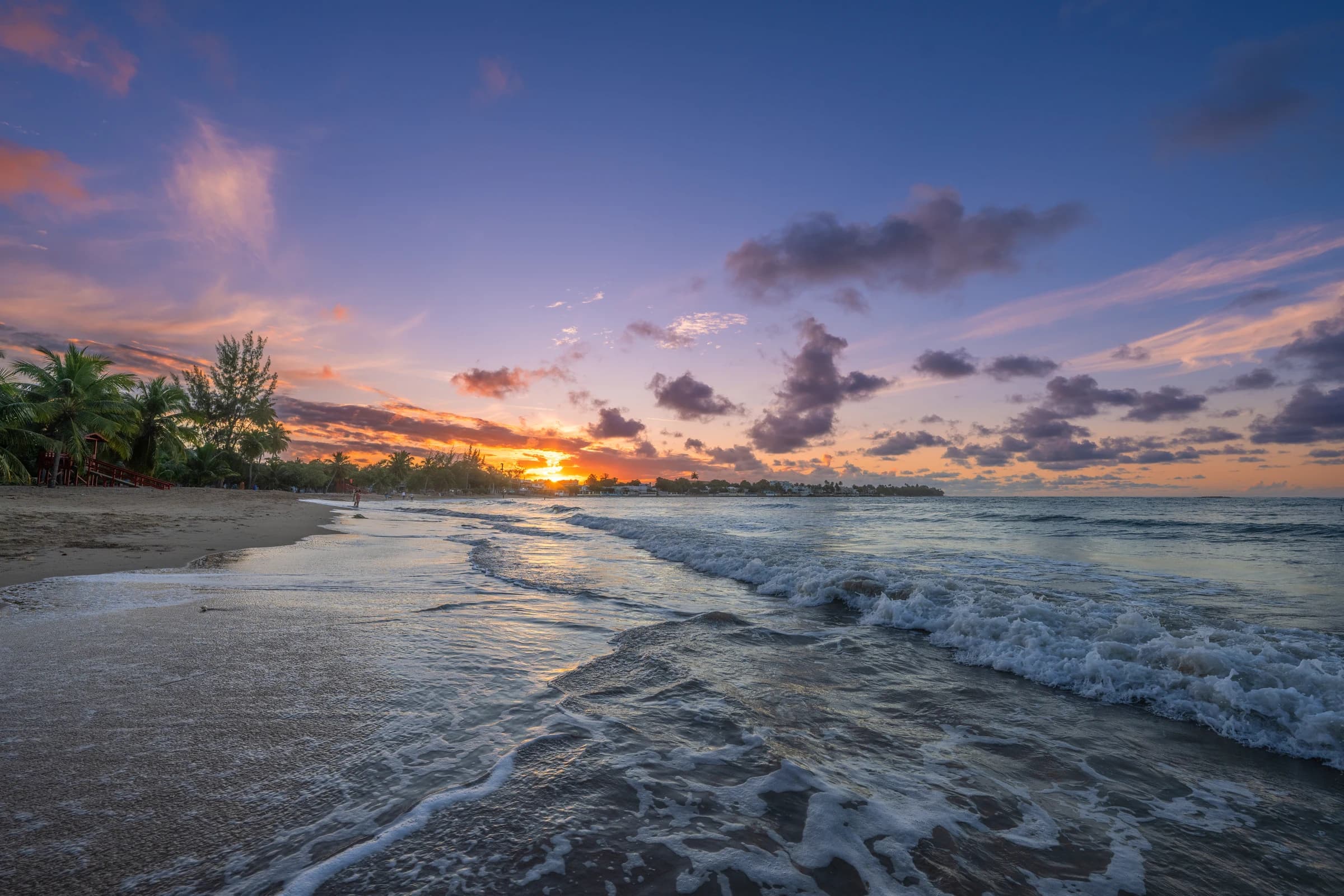 Tropical Sunset Waves