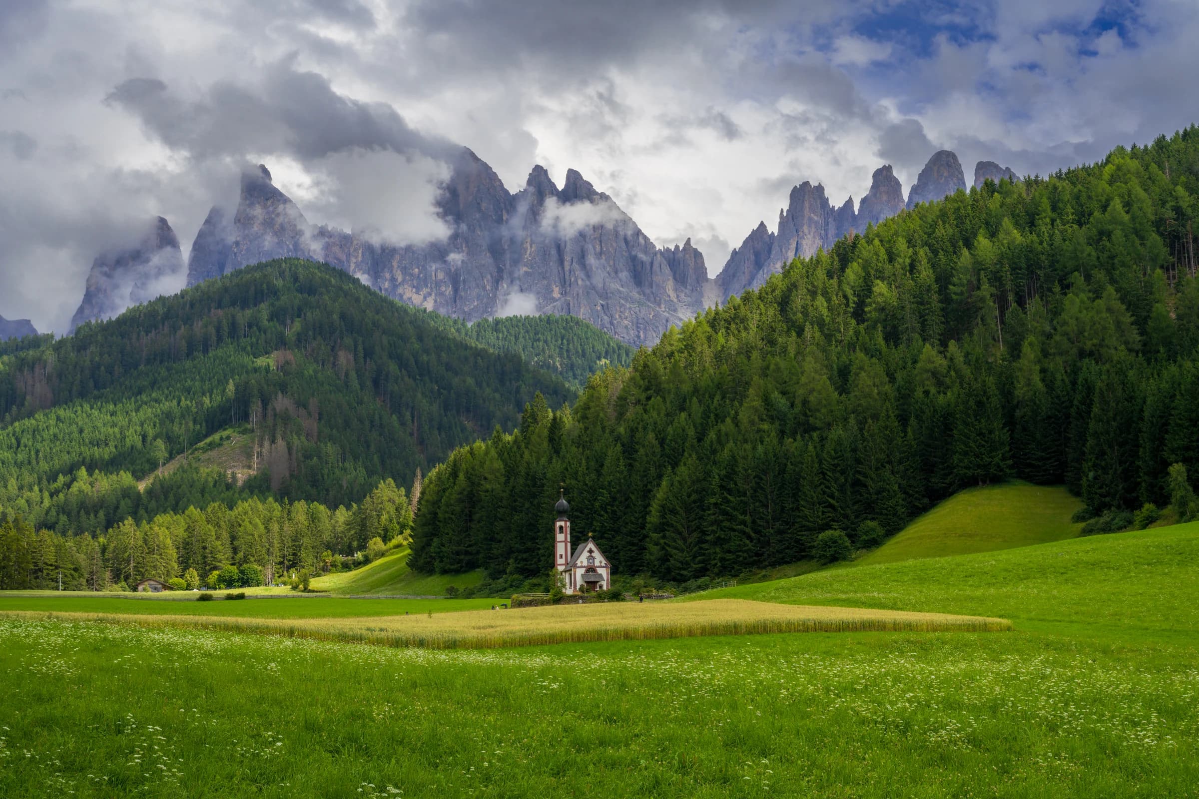 Alpine Church, Dolomites Majesty
