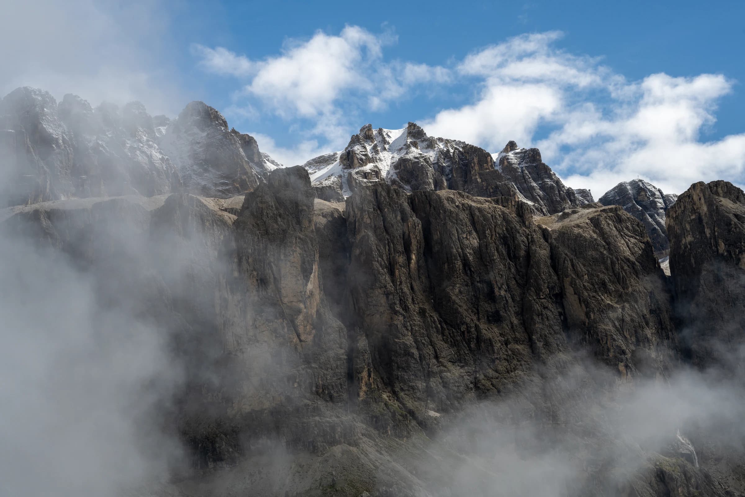 Mountains Cloaked in Mist