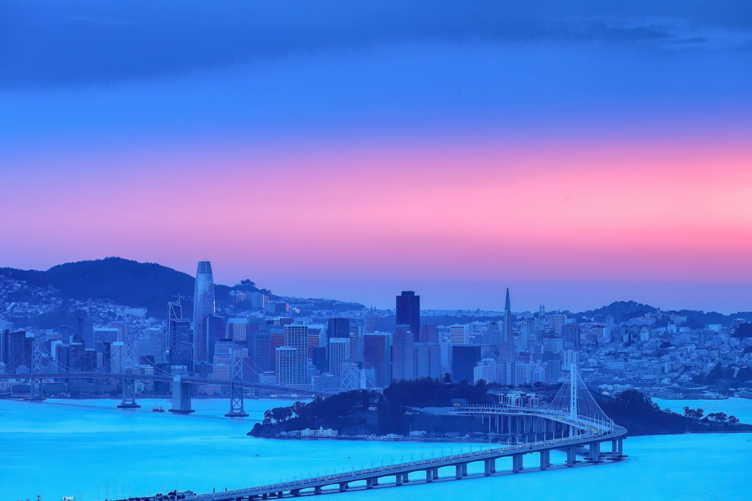 San Francisco's Pastel Embrace