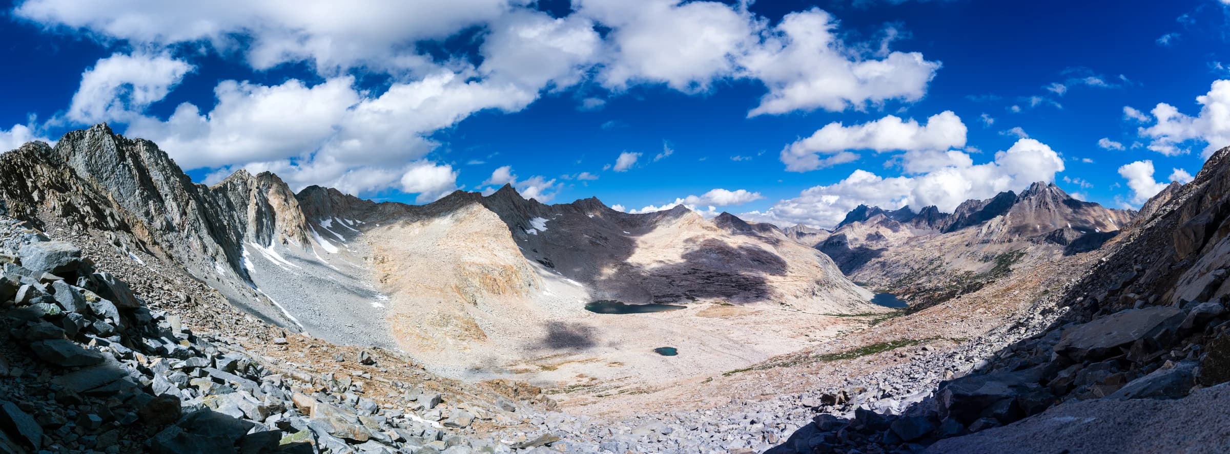View from the summit of Mather Pass viewing North