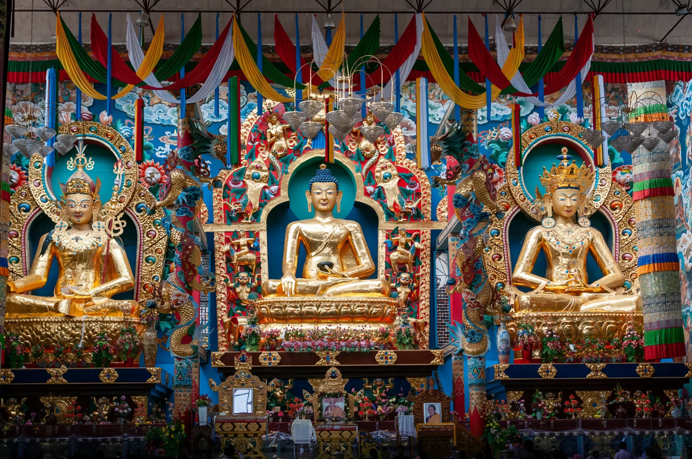 Golden Buddha Trinity