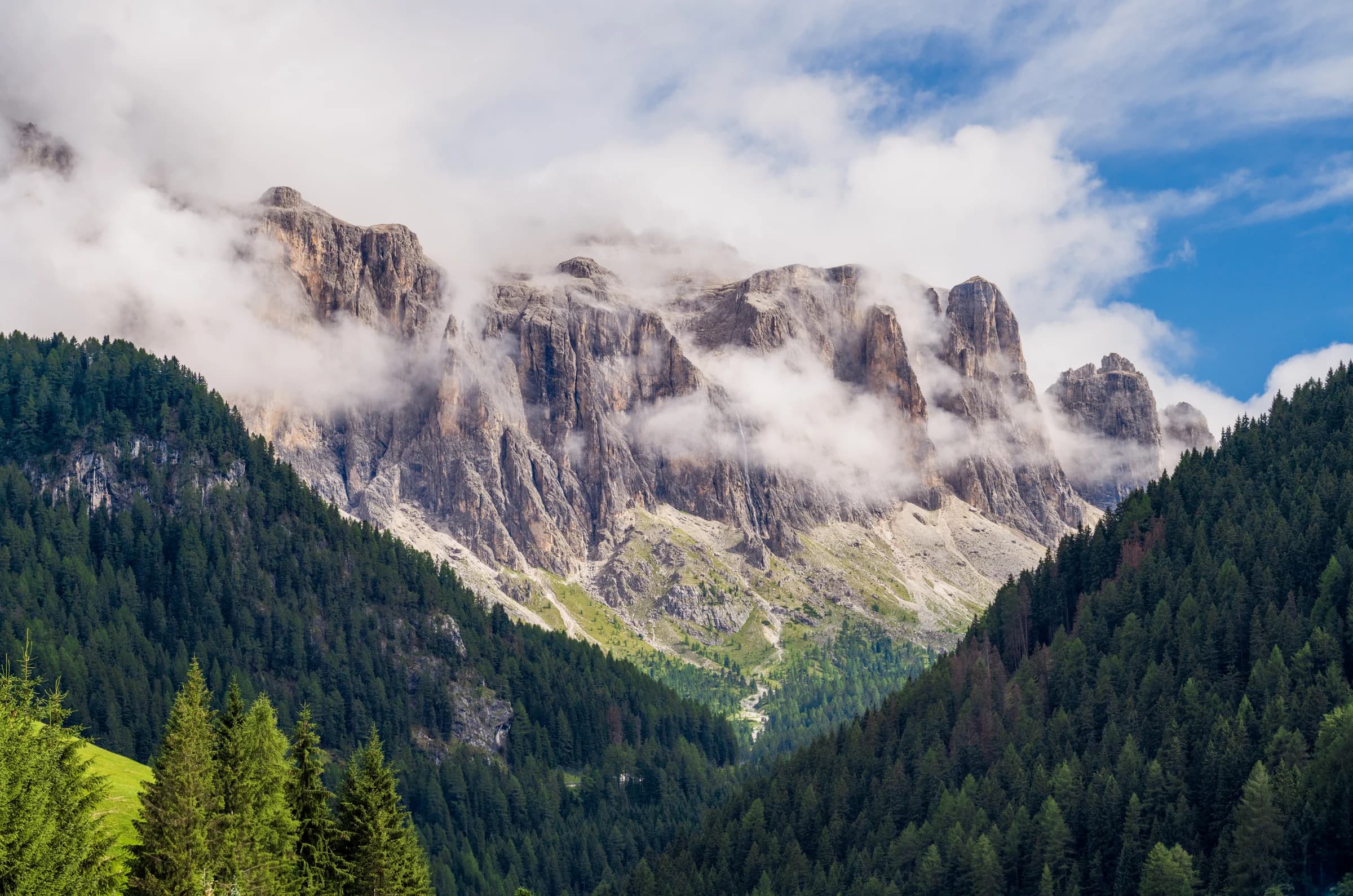 Dolomites: Peaks in Mist