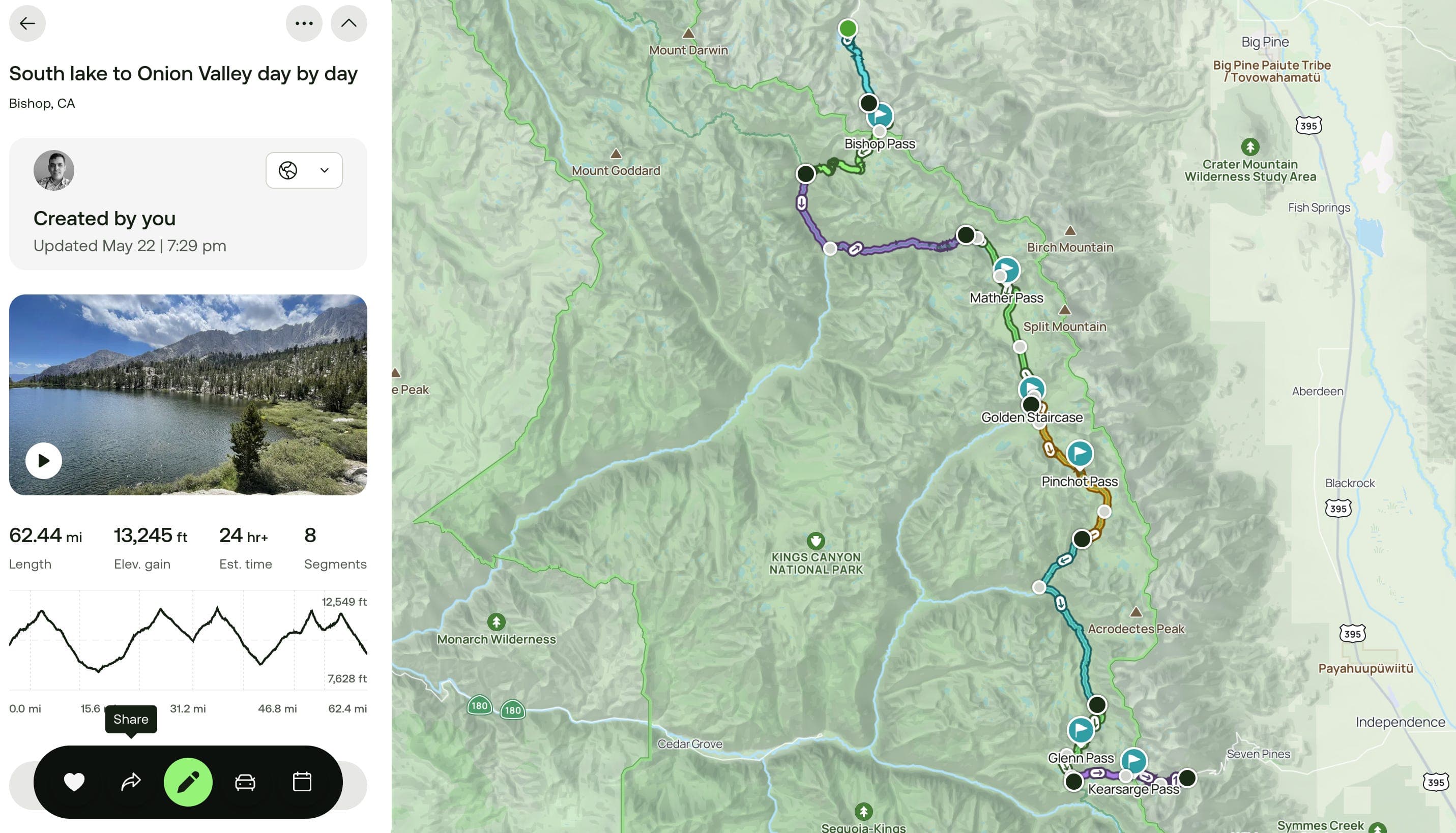 JMT: South Lake to Onion Valley